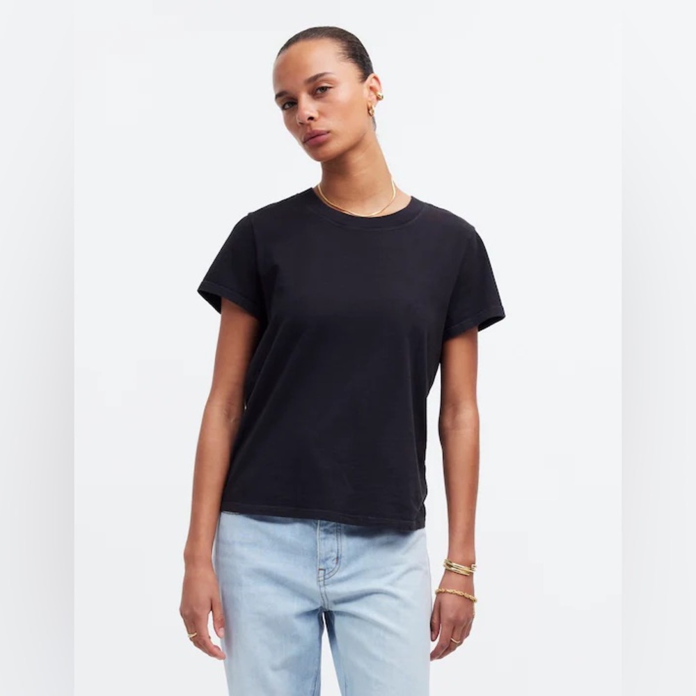 Madewell Premium Standard 0l. The Shrunken Tee Short Sleeve NWT Size XS